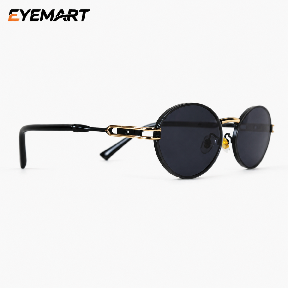 Gucci 98303 Fashion Women’s Oval Full-Rim Sunglasses with UV420 Black PC Lenses