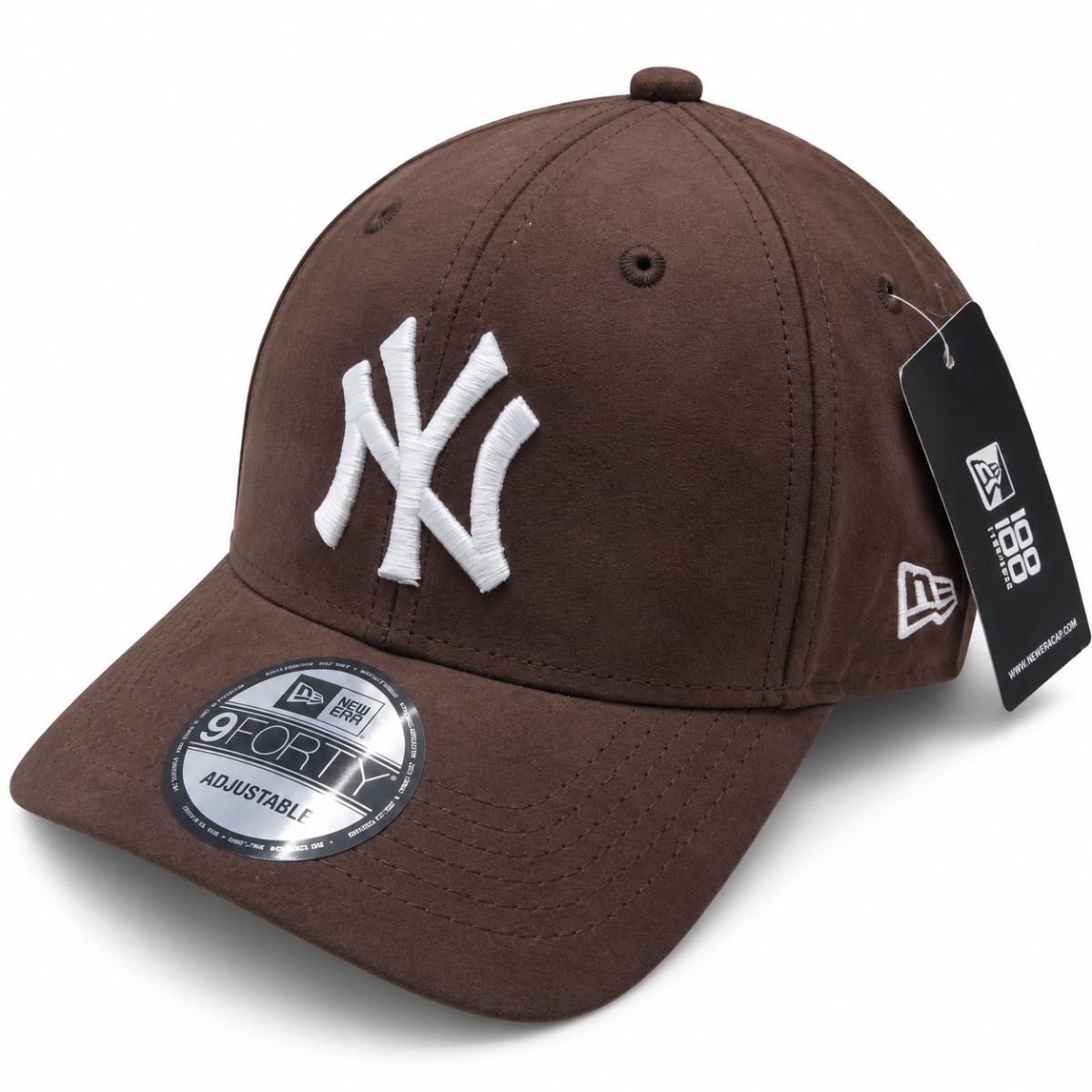 New era Premium Chocolate Brown Suede NY Embroidered Baseball Cap – Urban Lifestyle Accessory