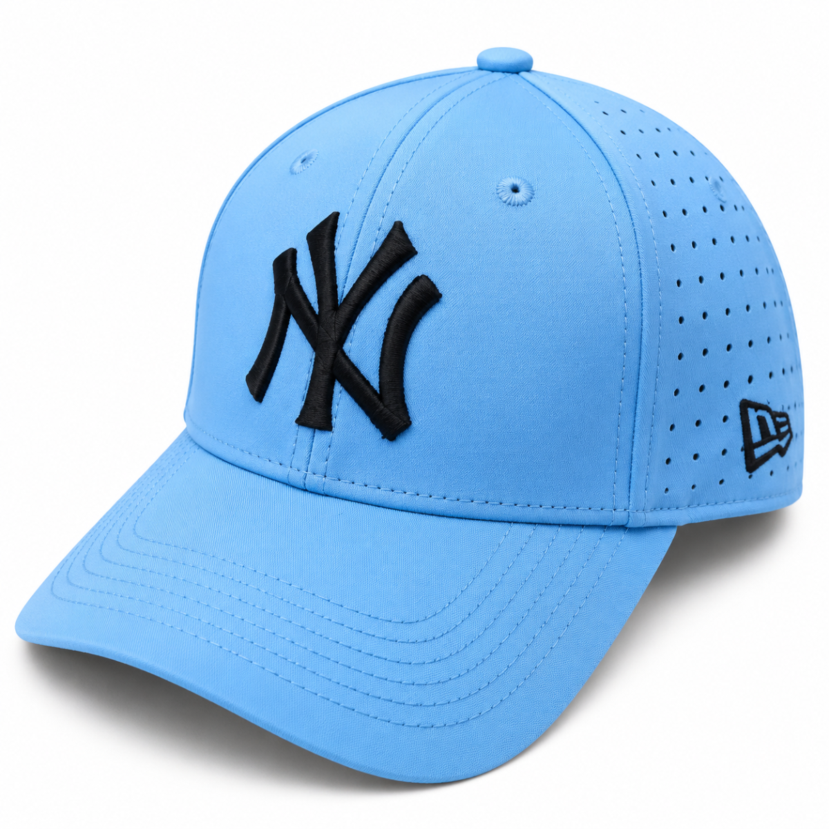New Era Sky Blue Performance Lifestyle Cap – Premium Embroidered Sports Cap