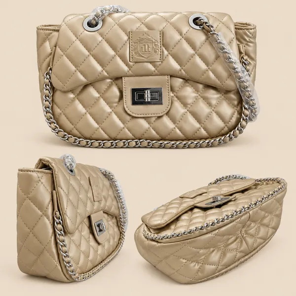 Luxury Quilted Chain Shoulder Bag – Imported Premium Women’s Handbag