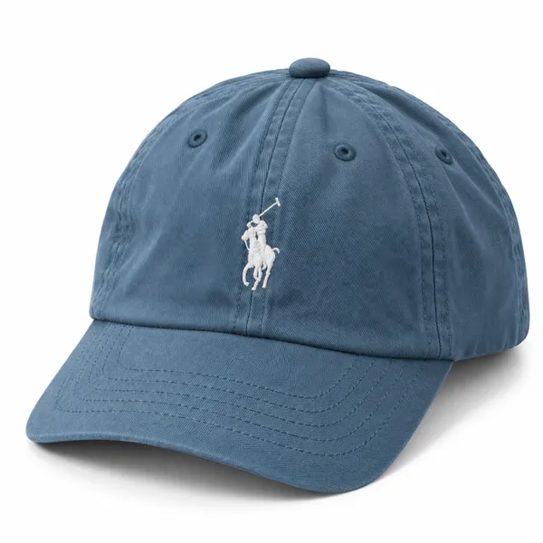 Premium Blue Polo Embroidered Baseball Cap
