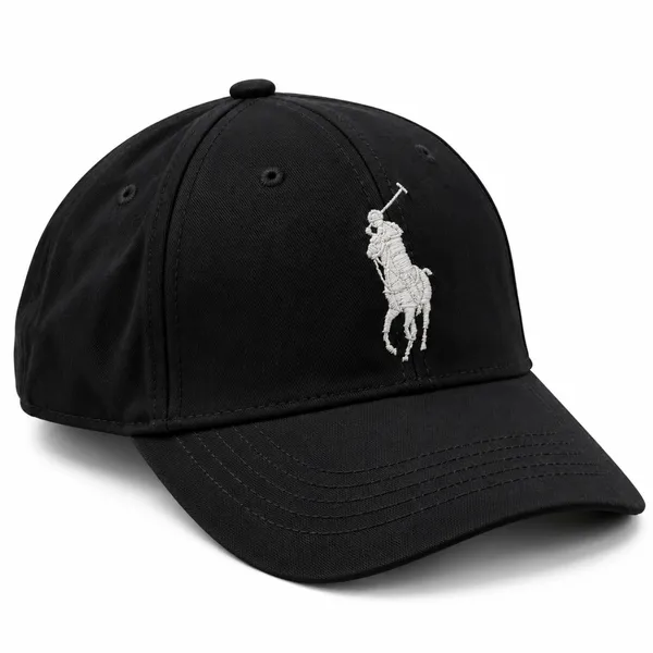 Premium Black White Embroidered Classic Cap