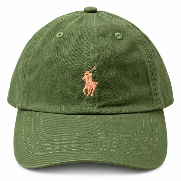 Premium Olive Green Polo Embroidered Cap