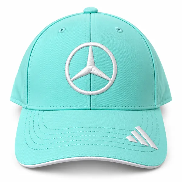 Premium Mint Green Mercedes-Benz Embroidered Adjustable Baseball Cap