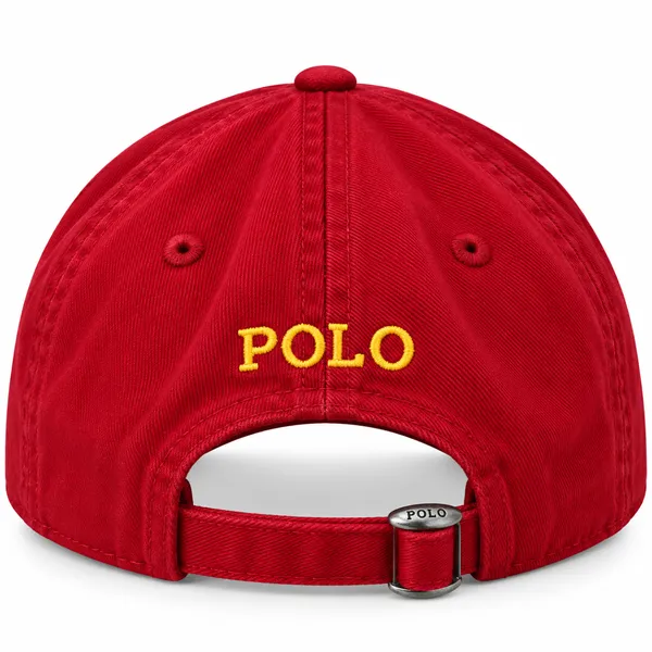 Premium Maroon Polo Bear Embroidered Baseball Cap