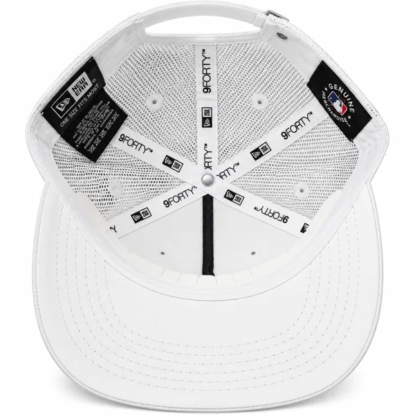 Premium White NY Embroidered Trucker Cap