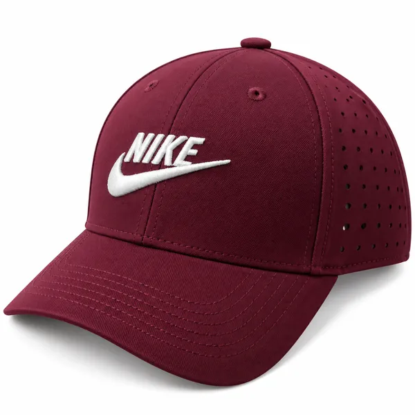Nike Burgundy Perforated Performance Cap