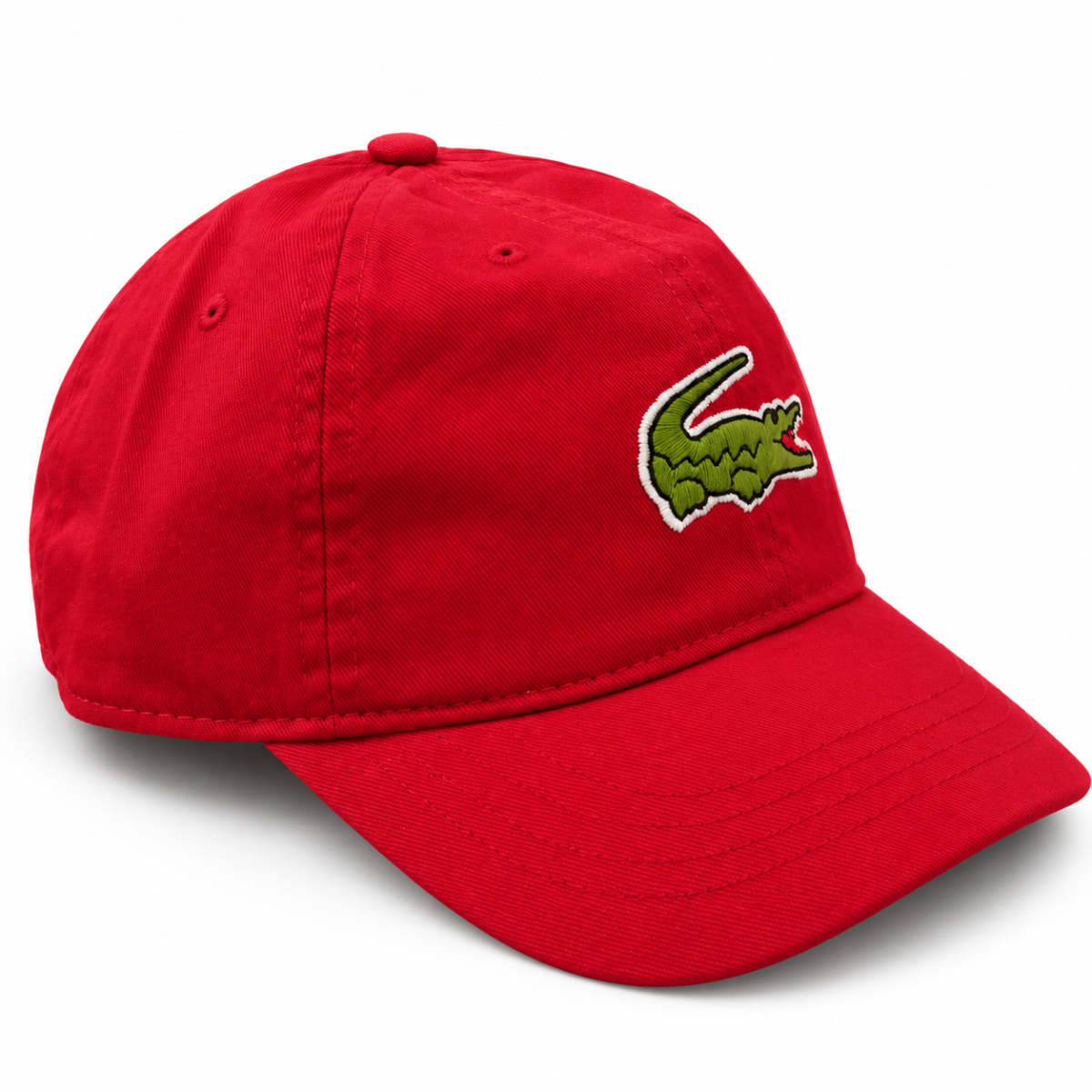 Red Crocodile Logo Baseball Cap – Premium Embroidered Casual Lifestyle Cap