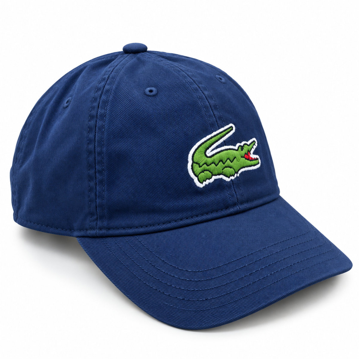 Navy Blue Crocodile Logo Baseball Cap – Premium Embroidered Casual Lifestyle Cap