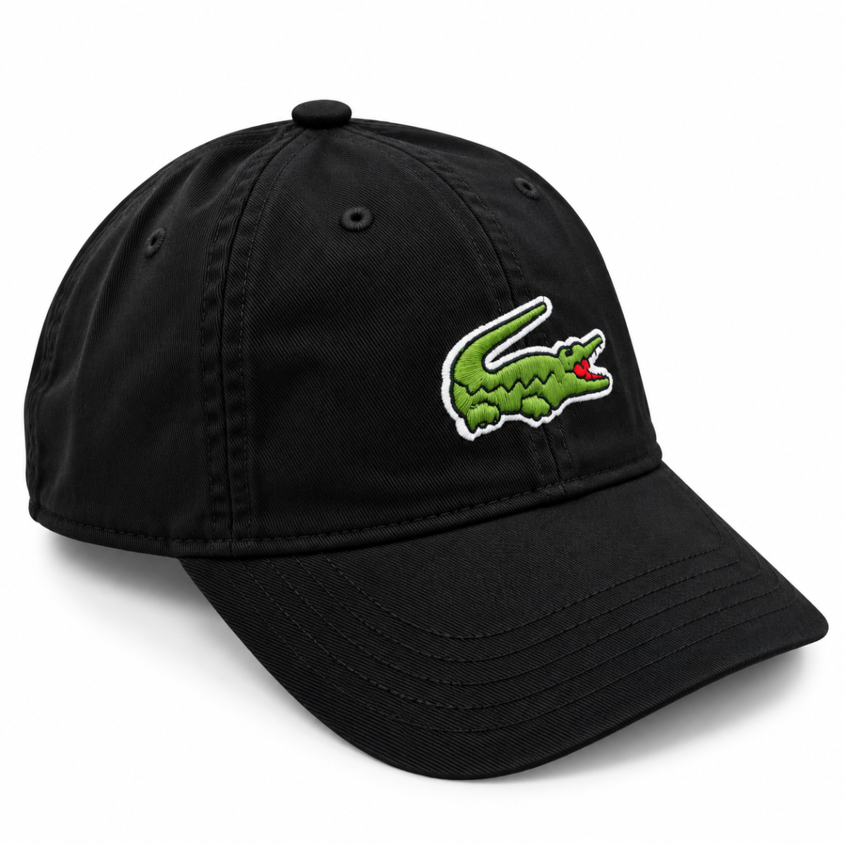 Black Crocodile Logo Baseball Cap – Premium Embroidered Casual Lifestyle Cap
