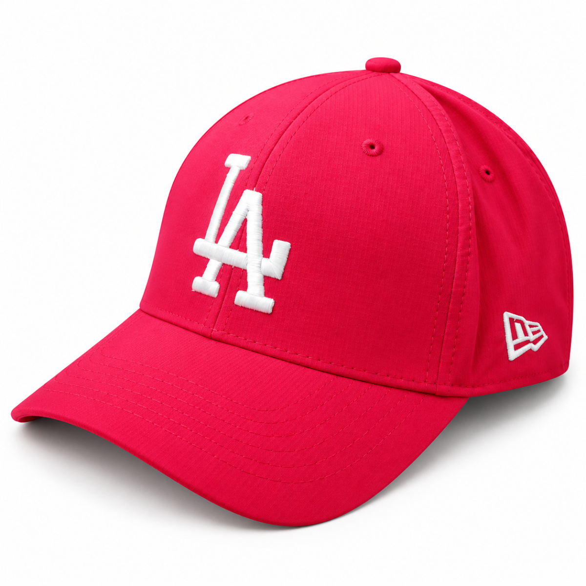 Red LA Logo Fitted Cap – Premium Embroidered Streetwear Baseball Cap