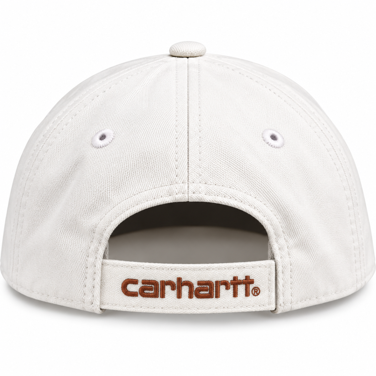 Carhartt Premium White Carhartt Logo Patch Baseball Cap