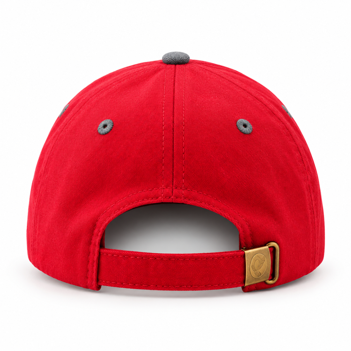 Red & Grey Scholars Embroidered Baseball Cap