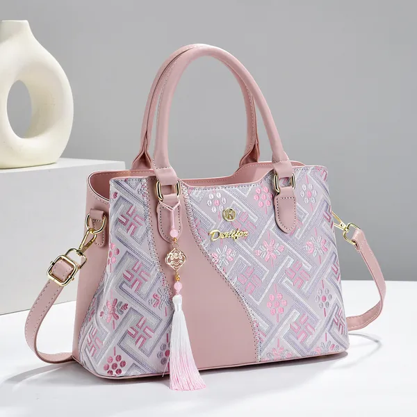 Printed Bucket Handbag for Women | Trendy High End Shoulder Bag