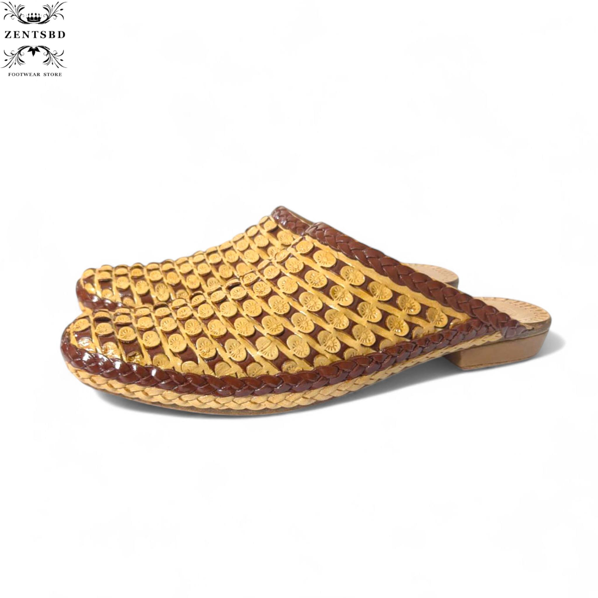 Pure leather half choti sandals 