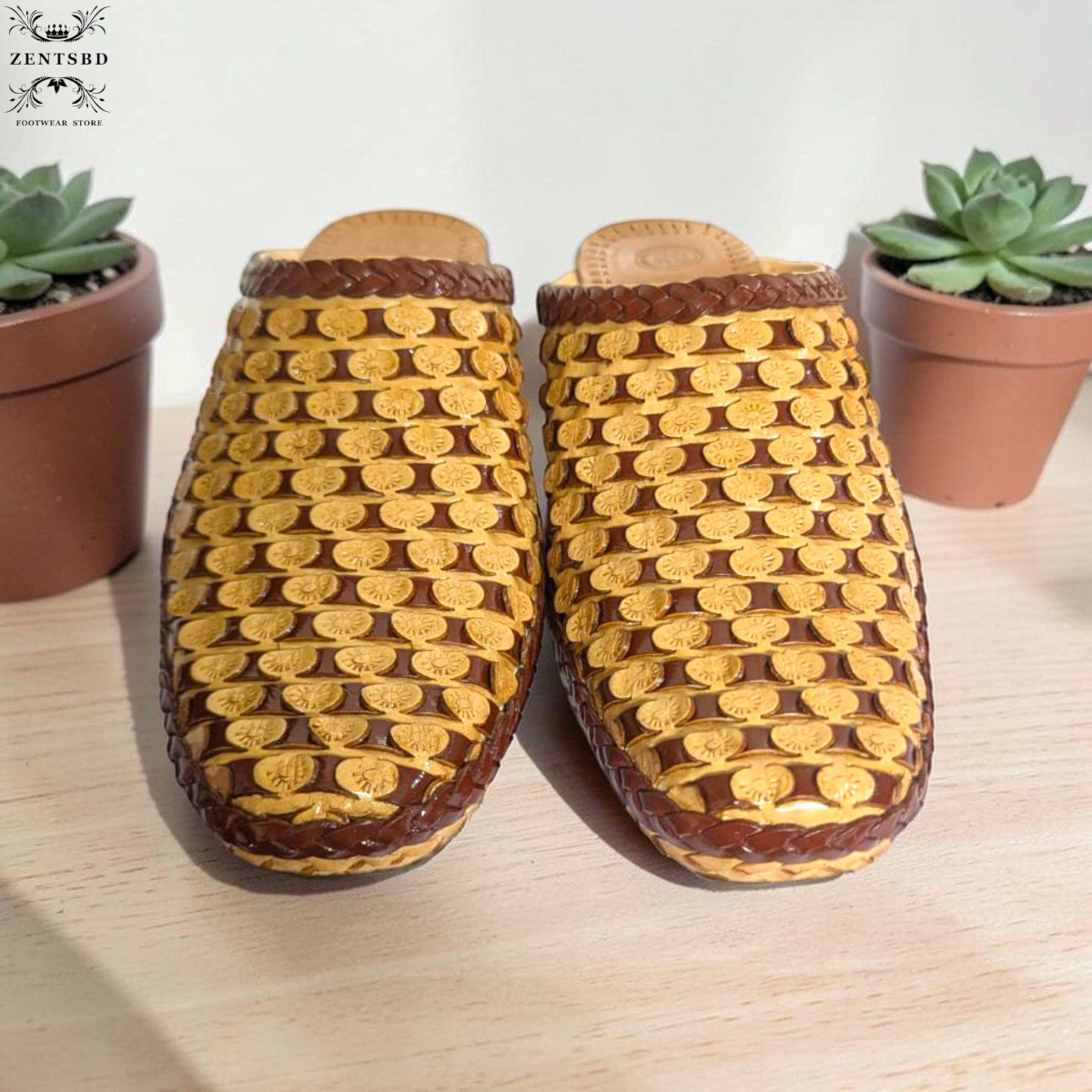 Pure leather half choti sandals 