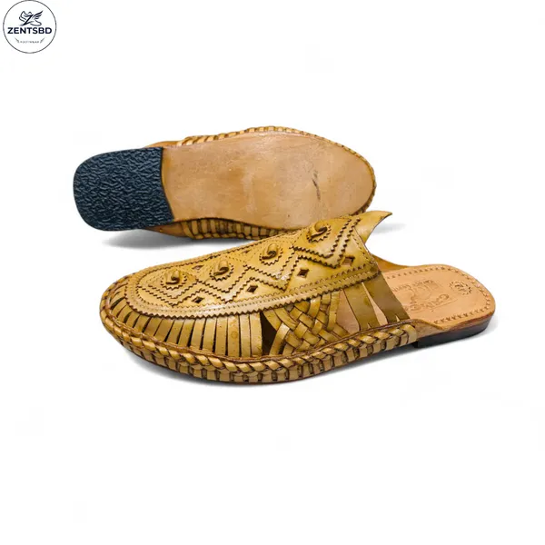 Pure leather half choti sandals 