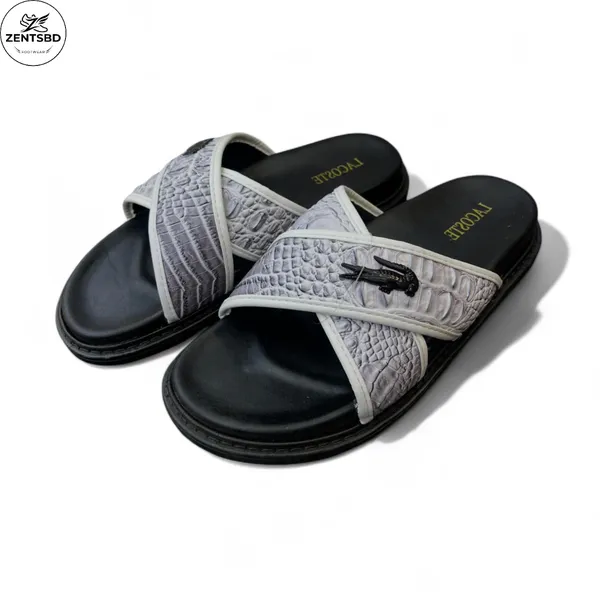 Premium crocodile texture slides