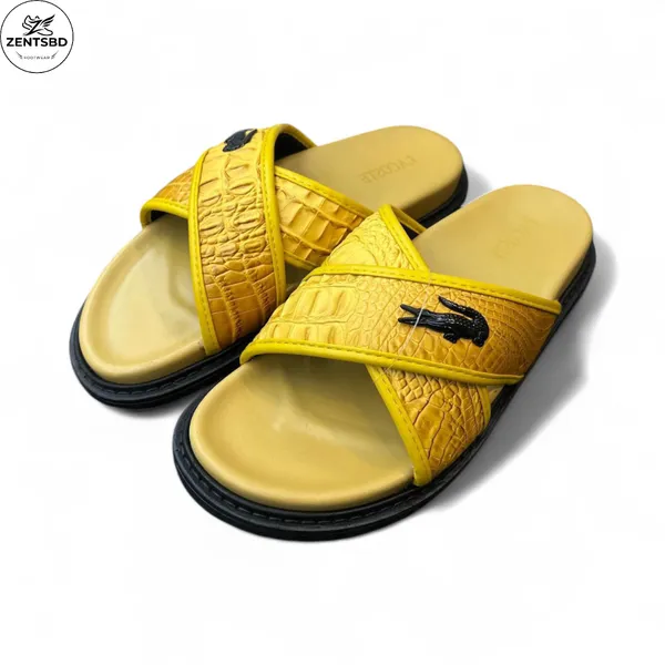Premium crocodile texture slides