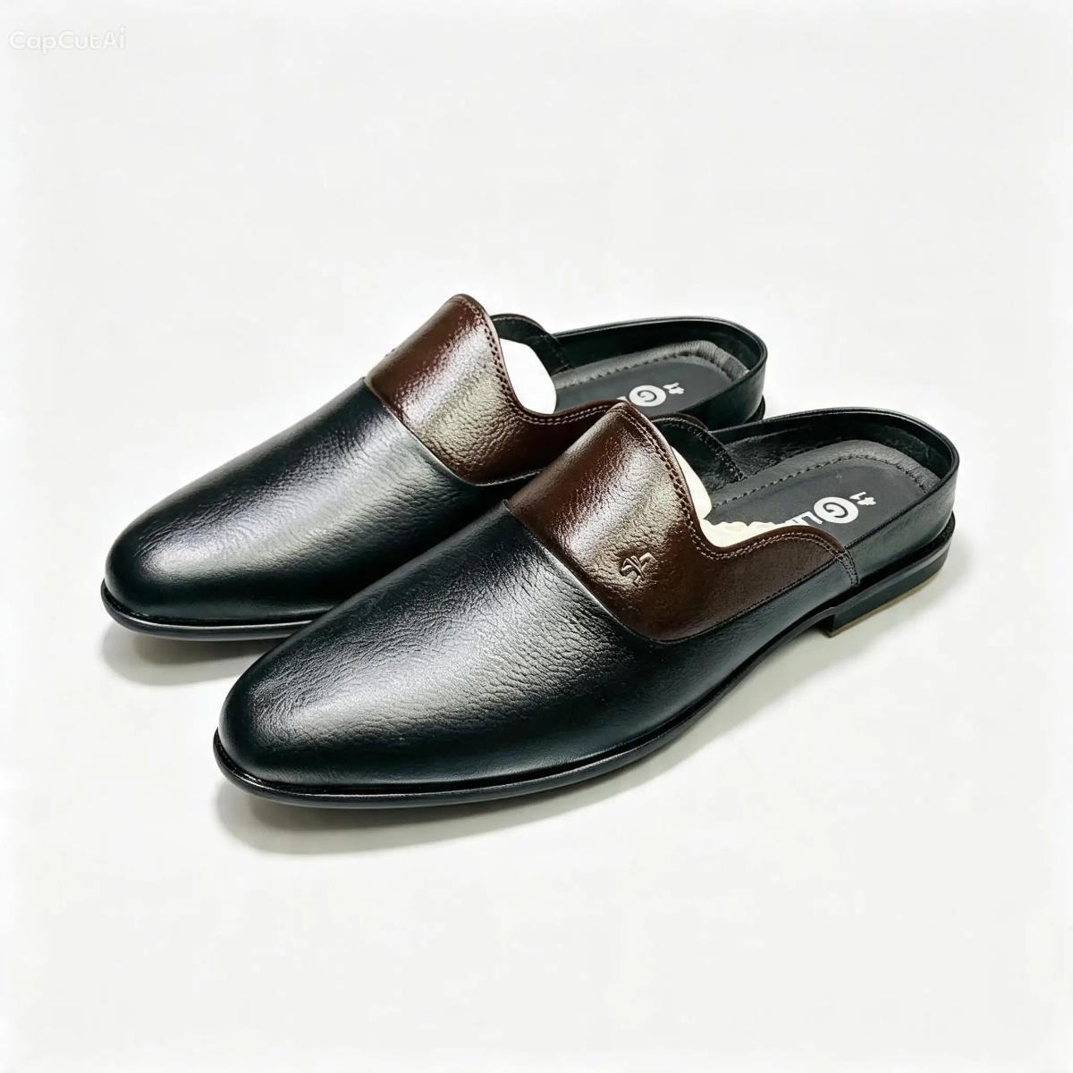 Premium  Leather Slip-On Mules