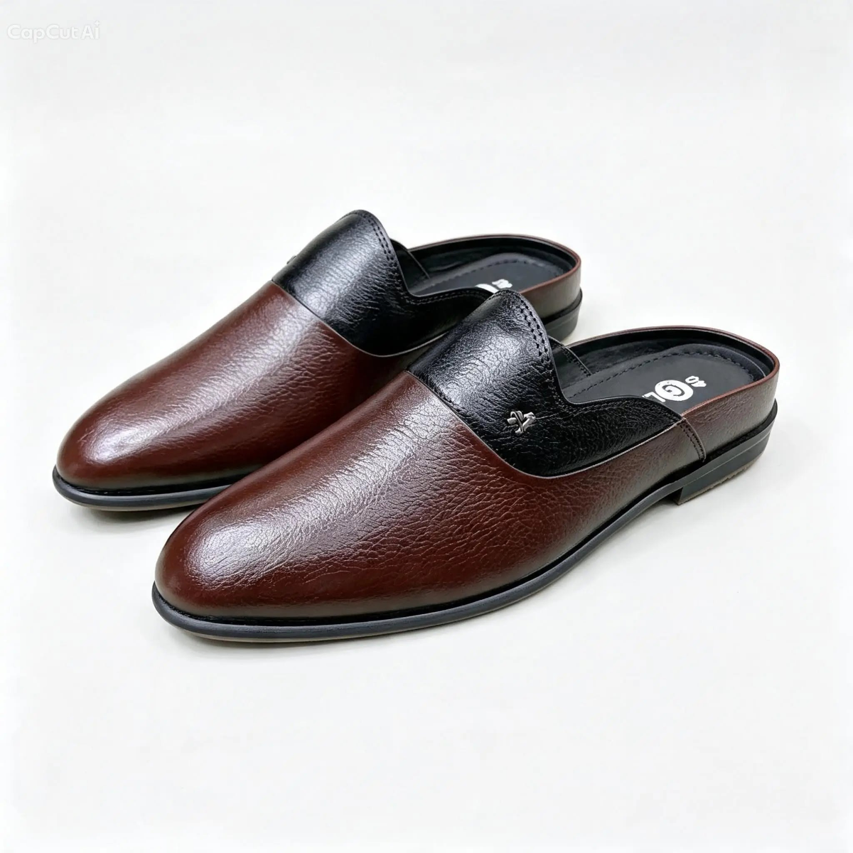 Premium  Leather Slip-On Mules