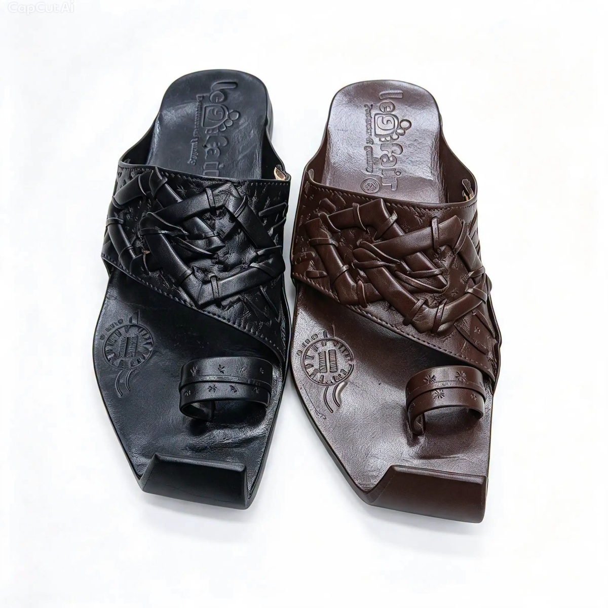 Traditional handmade leather sandals 
