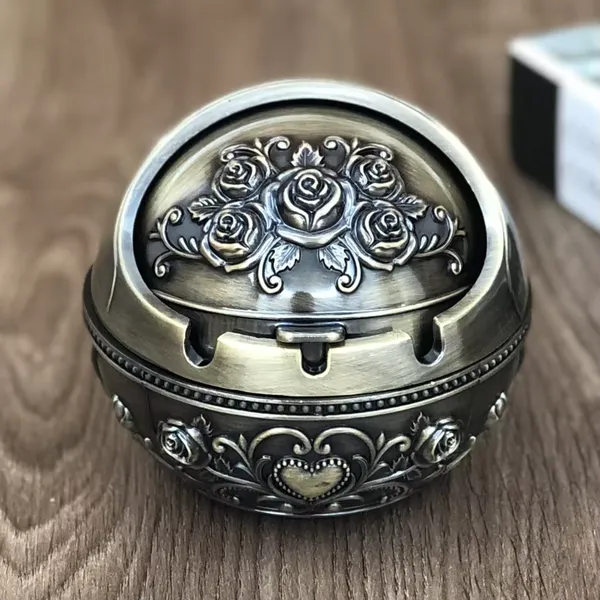  Metal Ball Shaped Ashtray 