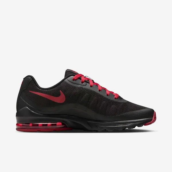 Nike Air Max Invigor sneakers in a black and red