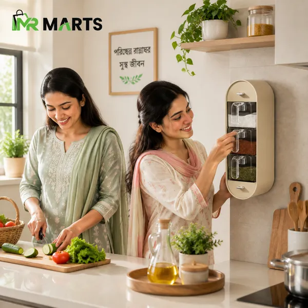 প্রিমিয়াম ৩ লেয়ার কিচেন স্টোরেজ বক্স