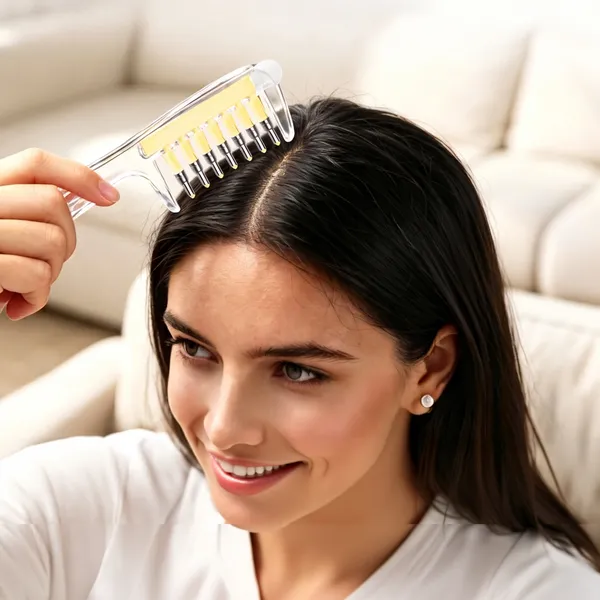 Scalp Applicator Comb – চুলে তেল ও সিরাম ব্যবহারের সহজ সমাধান