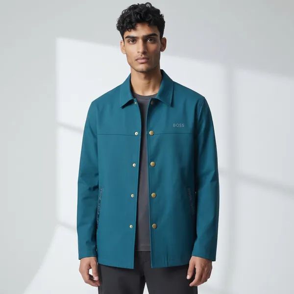 NAVY BLUE RUGGED EDGE MEN'S SHACKET