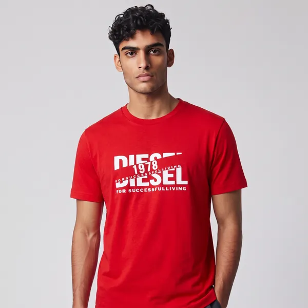 RED REGAL FIT T-SHIRT