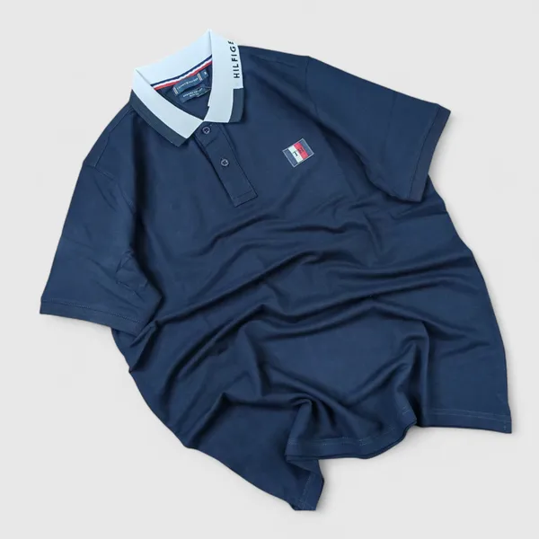 NAVY BLUE SIGNATURE FIT POLO SHIRT