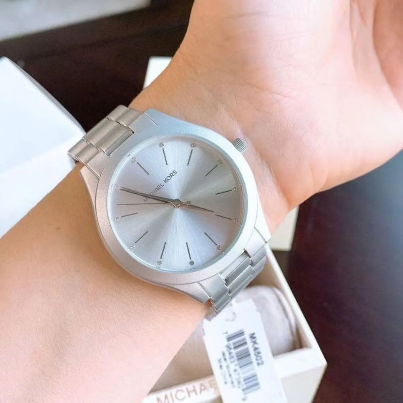 Michael Kors Slim Runway Silver Dial Watch - Elite Club